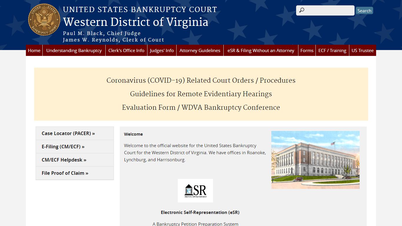 Western District of Virginia | United States Bankruptcy Court